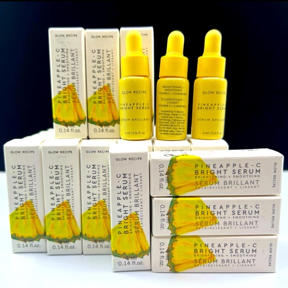 GLOW RECIPE Pineapple Bright C Serum Mini Travel Size Dark Spots Uneven SkinTone - Picture 11 of 12